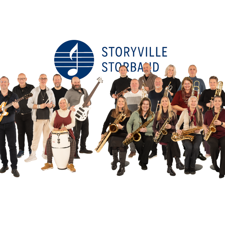Jazzkafé Storyville Storband og Sunnmøre Senior-storband