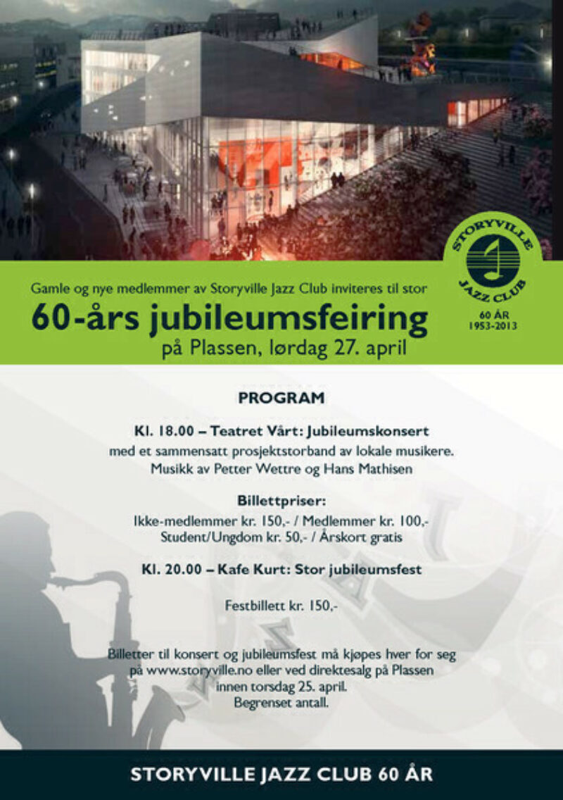 Jubileumsfeiring med jubileumsstorband
